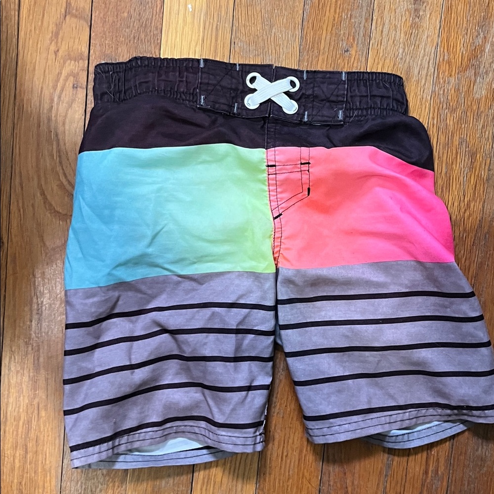 Cat & Jack Multicolor Swim Shorts XS boys